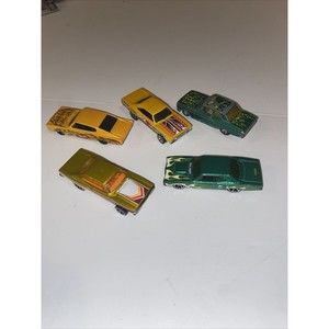 Hot Wheels 67 Dodge Charger 70 Plymouth Roadrunner Ford Thunderbolt Lot Yellow